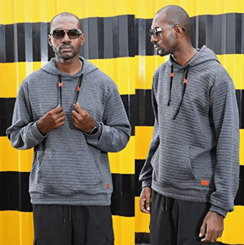 Mode huvtröja för män Casual dark grey S