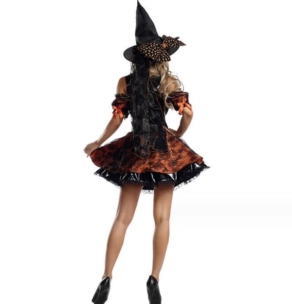 Halloween Hexe Kostume Maskerade Performance Kostumer XL