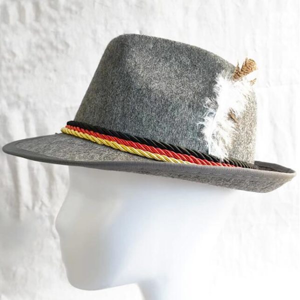 Münchenin Oktoberfest Miesten Vaellushattu Bowler Hat Gray