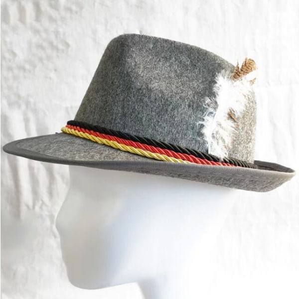 Munich Oktoberfest Herr Vandringshatt Bowler Hat Gray