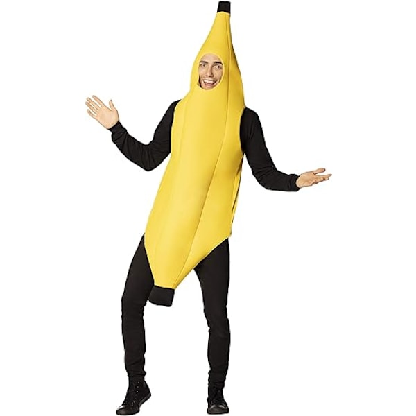 Tilltalande Banankostym för Vuxna Deluxe Set