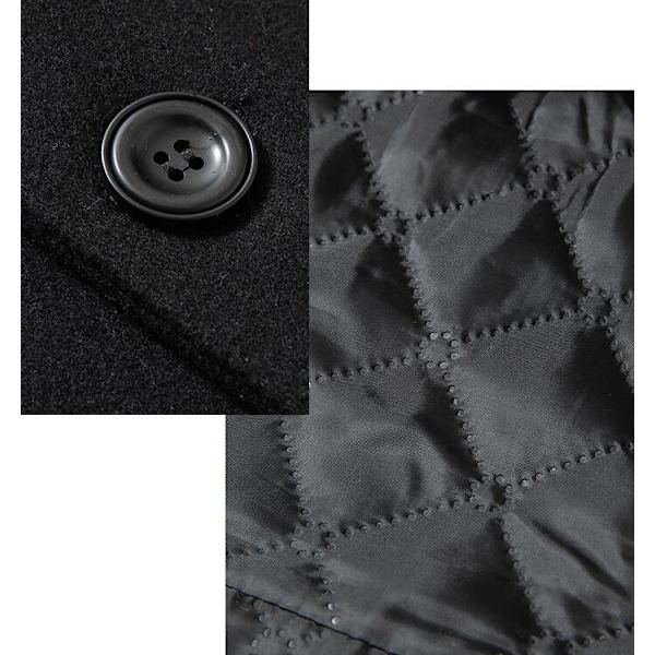 Lång kappa för män Slim Fit Vinterkappa Varm överrock grey M