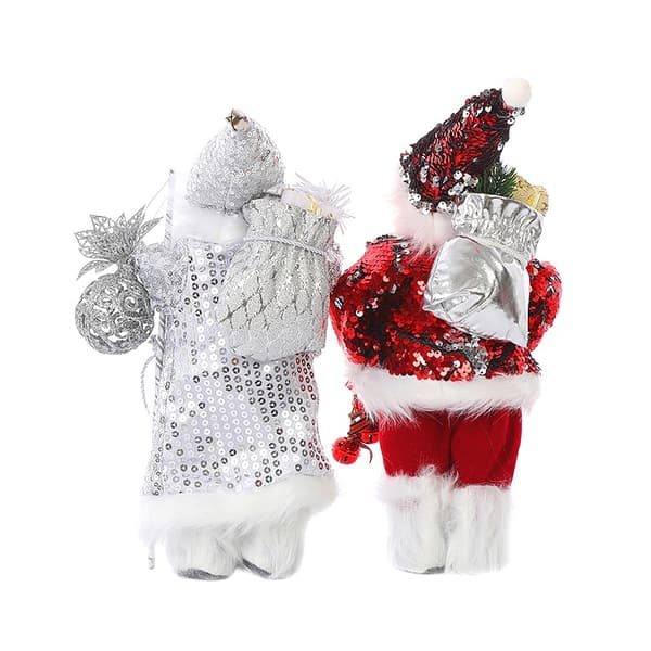 Stående Tomte Mini Figur - Juldekoration Ornament Style 2