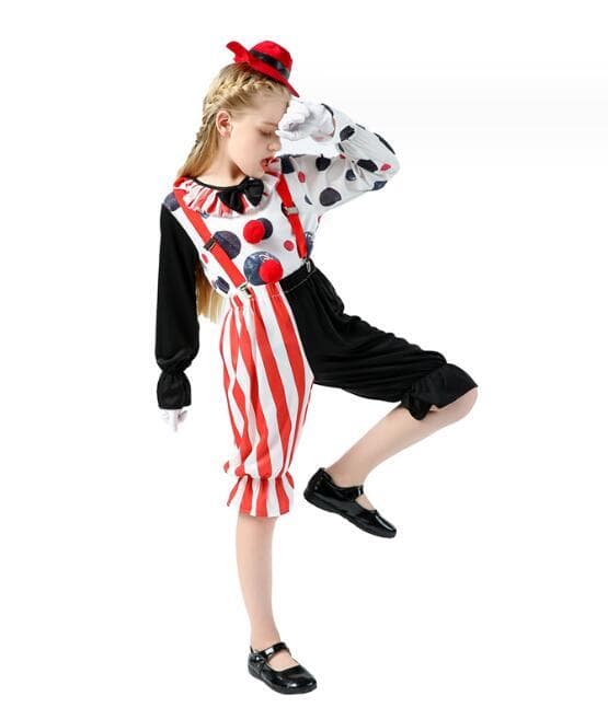 Halloween-klovnekostymer for gutter og jenter S