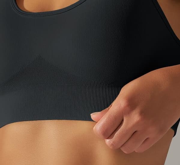 Solidfarget Stretch Yoga-tøy Black S