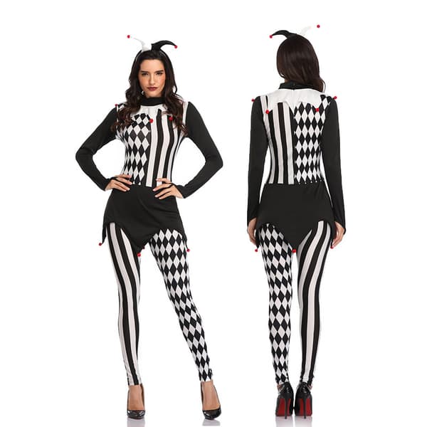 Morph Jester -naisen pelottava pelleasu M