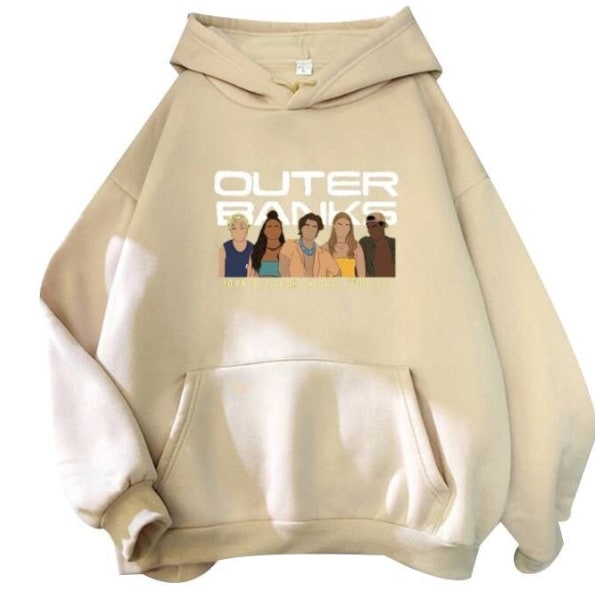 Mode Hoodies Par Beige M