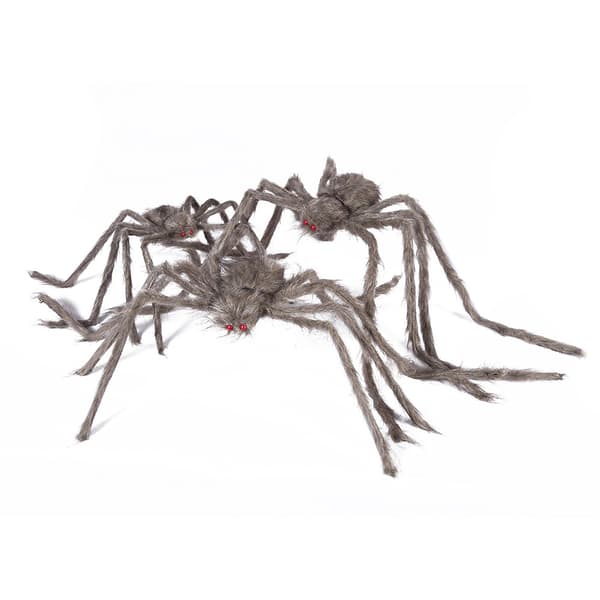 59” Halloween Hårig Spindel Utomhus Dekorationer Brown