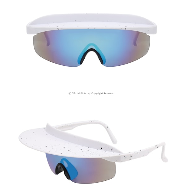 UV-skydd Cykelsolglasögon med hattkant Style 9