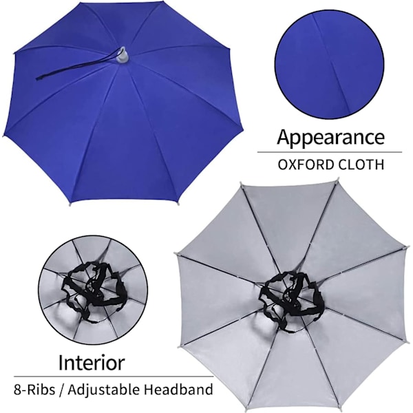 Paraplymössa Vikt Cap med löst bälte Cap Dark blue