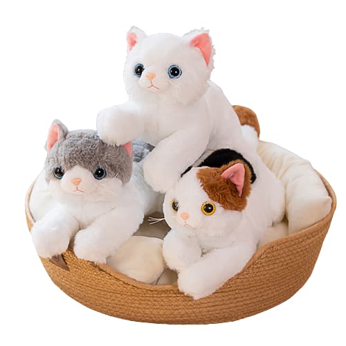 Plush-eläin Kissa, Pentu 19 tuumaa Grey