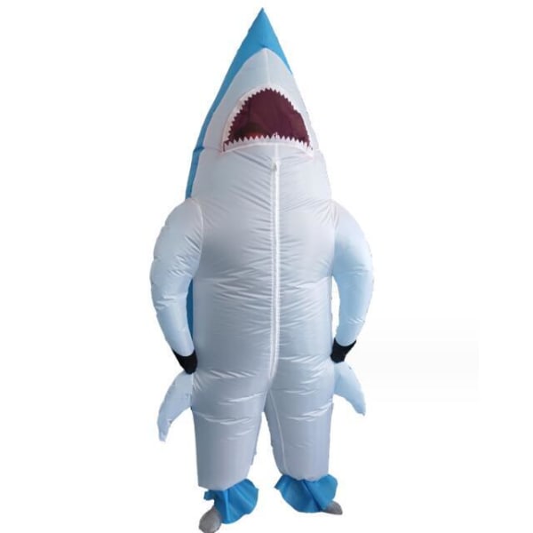 Tecknad haj form uppblåsbar kostym Fat Shark Gray 150-190CM