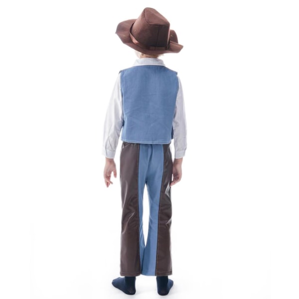 Pojkar Cowboy kostym Halloween Dress Up Cosplay Set style 1 120cm