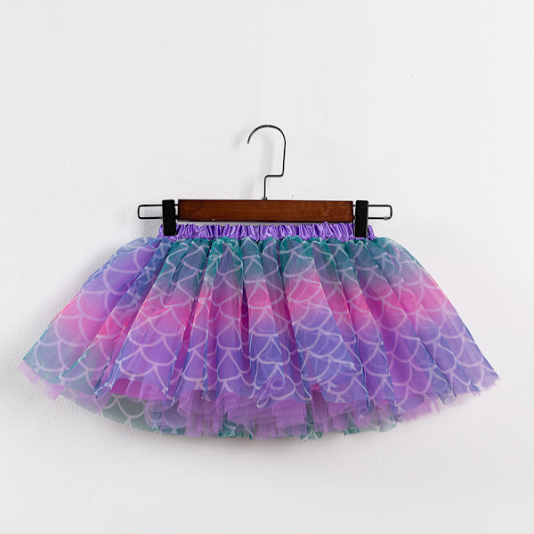 Tyttöjen Kerroksittainen Tähti-Sekvenssit Tutu-Hamemekko Purple M