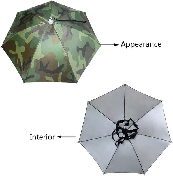 Paraplymössa Vikt Cap med löst bälte Cap Camouflage