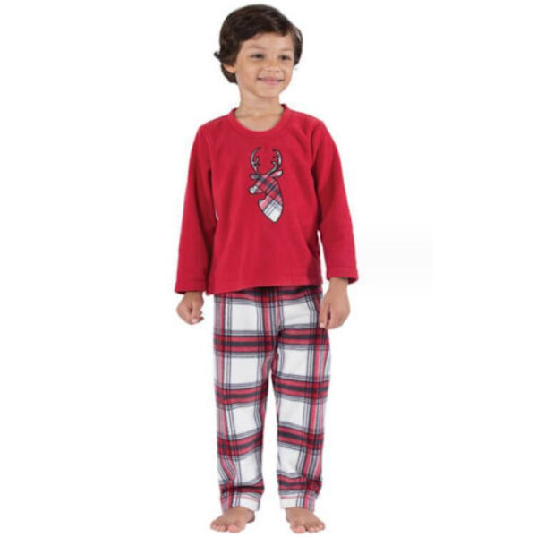 Joulupukki-Pyjamat Vanhemmille ja Lapsille 6T