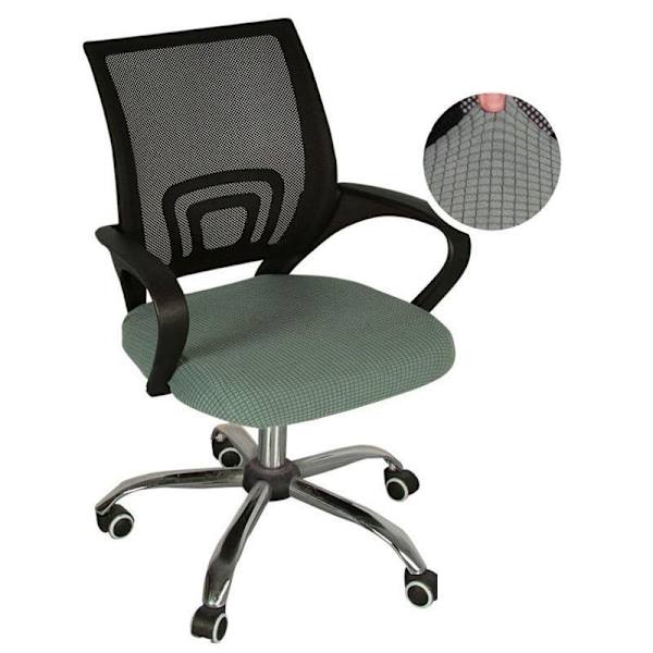Office Universal Swivel Chair CoverStretch Slipcovers dark green