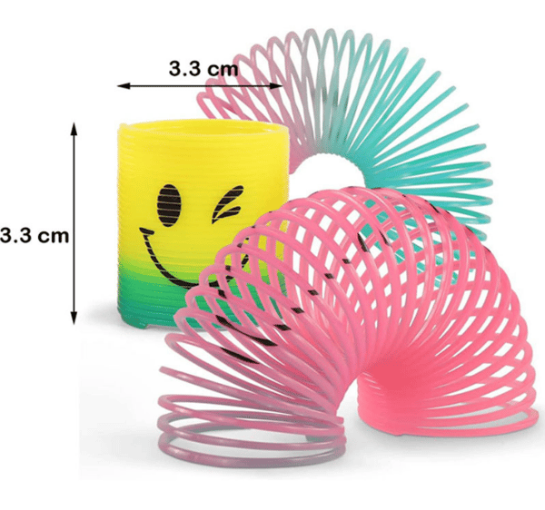 10st Rainbow Coil Spring Sortiment, Party Favor för barn