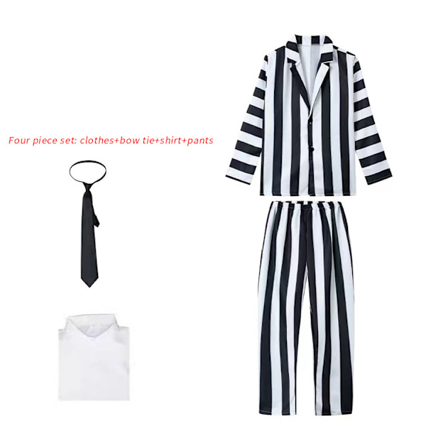 Herr Beetlejuice Deluxe Kostym M