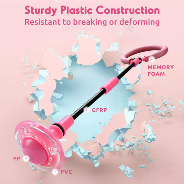 Lasten Taitettava Nilkkahyppy Pallo Valaiseva Hyppy Värikäs Urheilun Hyppy Pallo Pojat Tytöt Lelut Pink