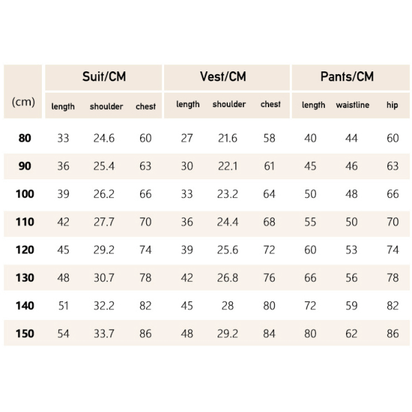 Pojkar Kostym Set formell klänning kläder 110cm