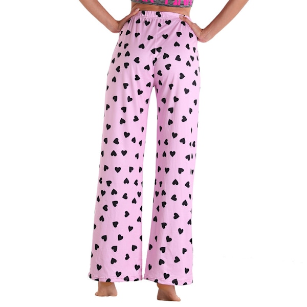 Naisten Pyjama Housut Venyvät Lounge Housut Pink 2XL