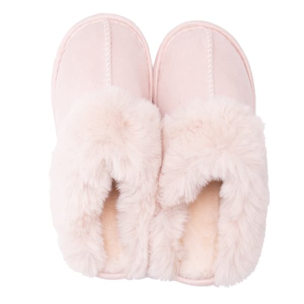 Dames Fuzzy Memory Foam Tøfler Fluffy Vinter Hjemmesko Beige 41