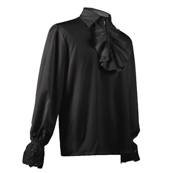 Herrar Victorian Ruffled Långärmad Skjorta Red M