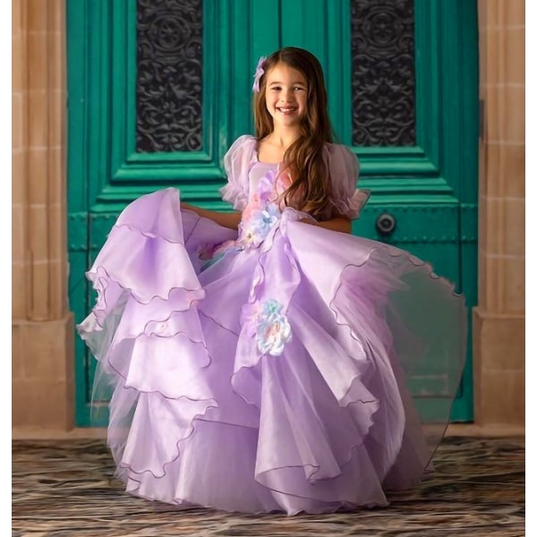 Prinsessklänningar för tjejer Halloween Fancy Party 100CM