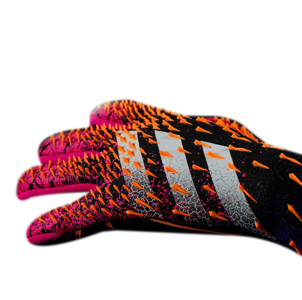 Fotbollsmålvaktshandskar pink 6