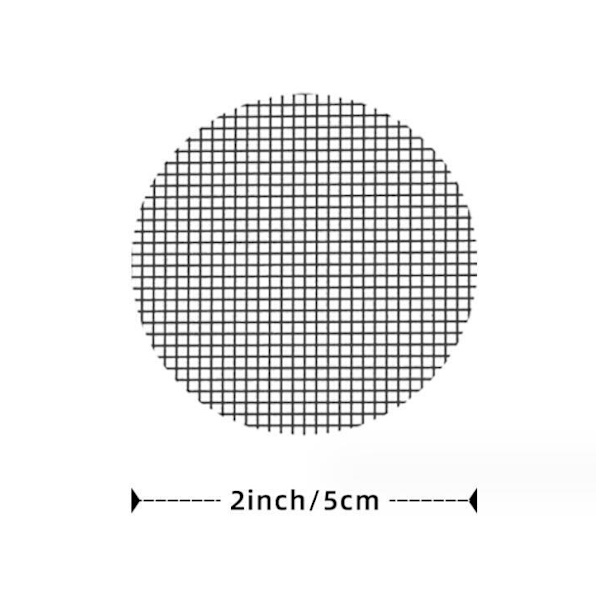 100 STK Plantplantering Rund Mesh Mat 2INCH