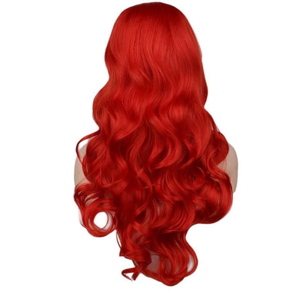 Barbie Peruk Cos Ljusblond Medium Peruk Red