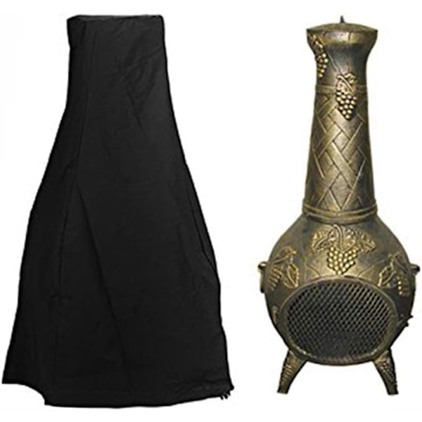 Utomhus Patio Chiminea Skydd - Eldstadsskydd Black