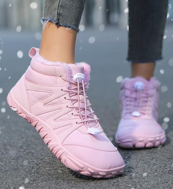 Vinterstøvler til kvinder og mænd - Foret, varme vinterstøvler Pink 46
