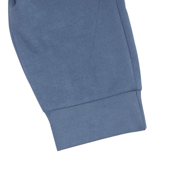 Män Herr Tracksuit 2-delad Corduroy Träningsdräkt Vinterkläder Light Blue M