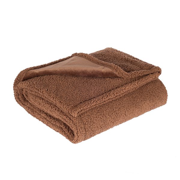 Myk Vanntett Teppe (For Små Hunder, Mellomstore Hunder) Brown 100*145CM