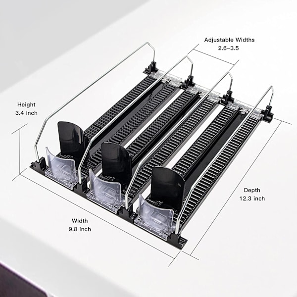 3 rader organizer Black