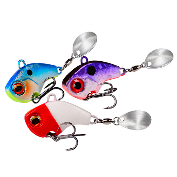 Metall Fiskedrag Långkastande Bete Fiske Jigg Set 10G/5PCS