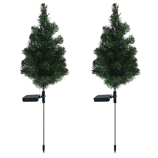 2 st Solar Garden Julgran Stake Lights