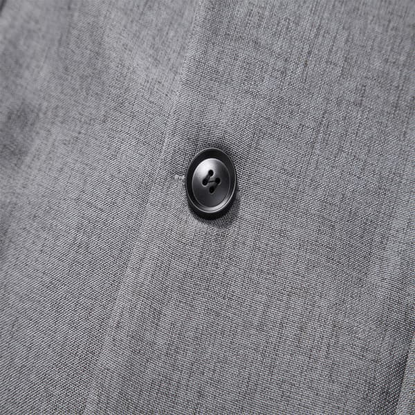 Slim fit business casual kavajer för män, enknäppt lättviktskostymjacka Grey S