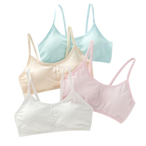 Sömlös Wirefree Comfort Bralette BH för flickor pink