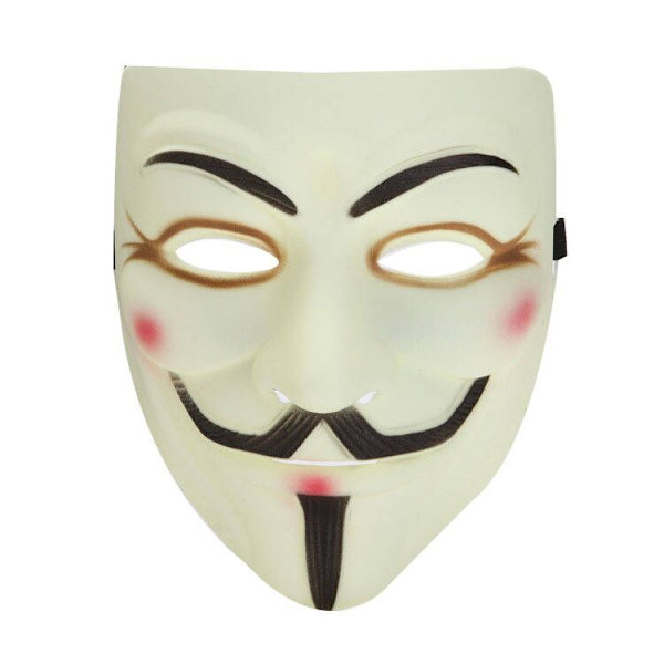 Hacker Mask V för Vendetta Mask apricot