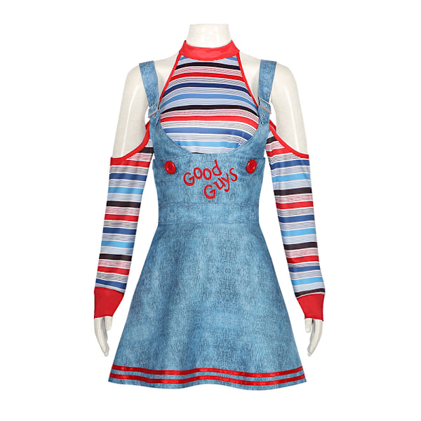 Kvinders Krybende Voodoo Dukke Kjole Kostume til Halloween 3XL