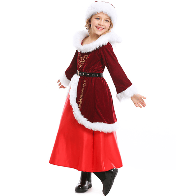 Tjejdräktklänning med Cape Cloak Halloween L