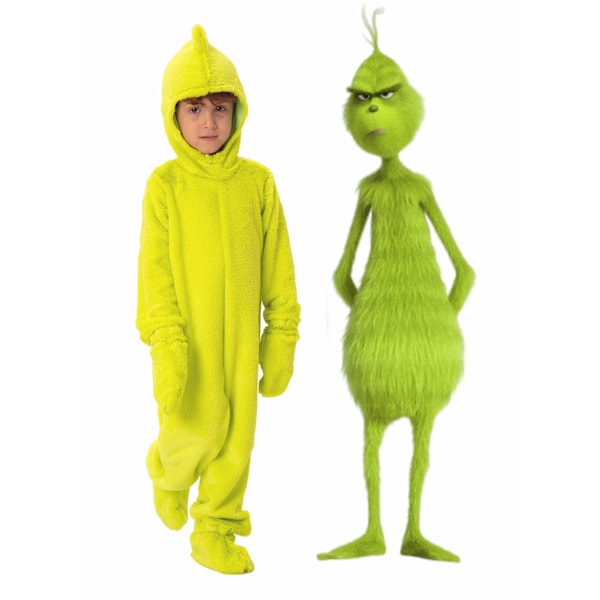 Joulupukki Vihreä Iso Hirviö Lasten Asusteet Cosplay Setti M