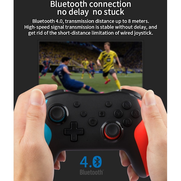 Trådlös spelkontroll för Windows 7 8 10 PC/iPhone/Android/Switch Green