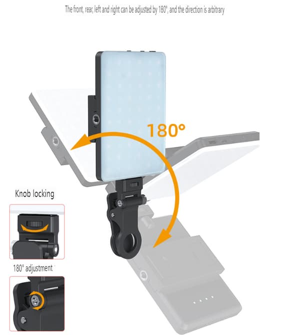 Selfie-ljus, Clip LED-ljuspanel