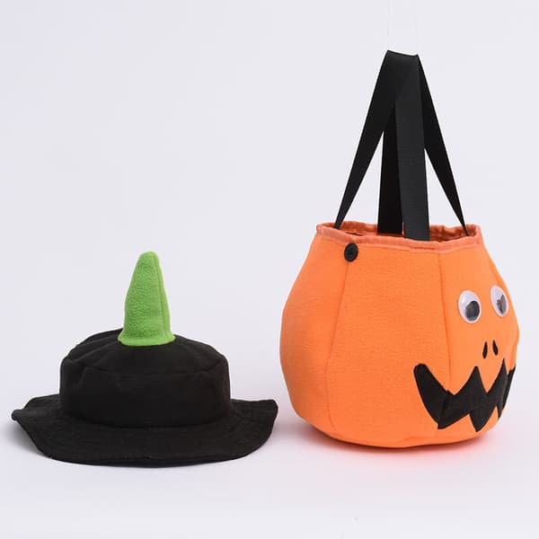 Halloween Luminescerende Græskar Trick or Treat Tasker til Børn Slikpose Green