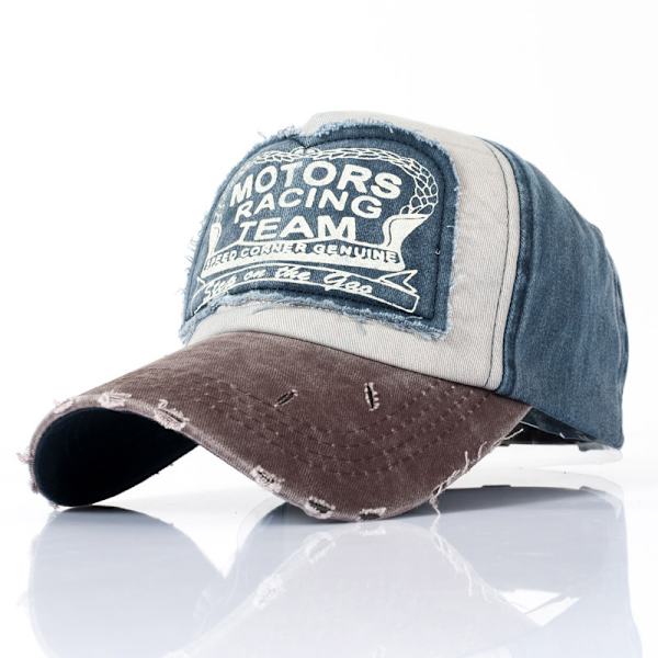 Klassinen Baseball-lippis Puuvilla Vintage Pesty Denim Isähattu Color 4