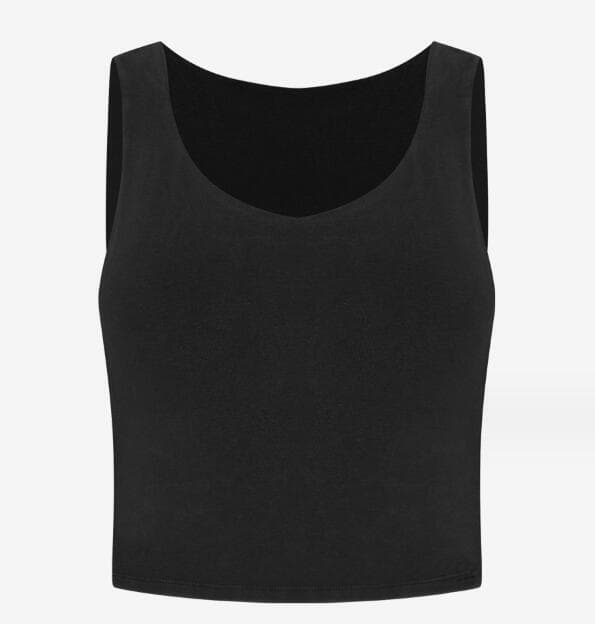 Irrotettavan rintaliivin urheilutoppi Black S